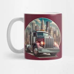 Semi Truck 18 Wheeler Big Rig Mug